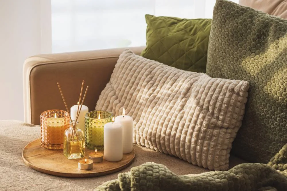 bougies gourmande et parfumée pour intérieur